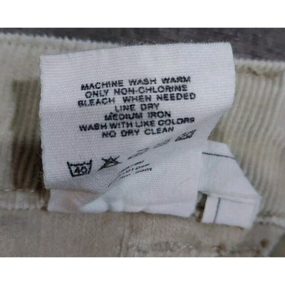 H&M L.O.G.G. Tan Corduroy Carpenter Mini Skirt Sz 12-13 Young Girl - Picture 9 of 12